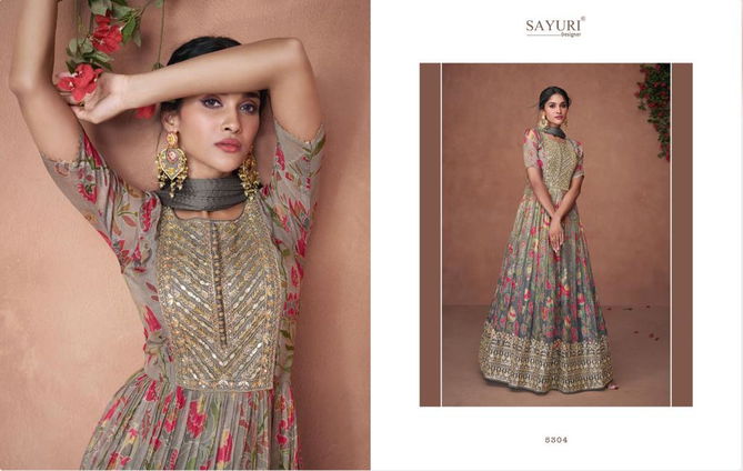 Sayuri Nooriat Organza Silk Anarkali Wedding Salwar Suits Catalog
